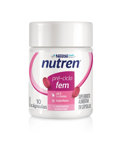 imagem de Suplemento alimentar nutren pré-ciclo fem 10 cápsulas - NESTLE