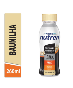 imagem de Suplemento alimentar nutren protein zero 15g baunilha 260ml  - NESTLE