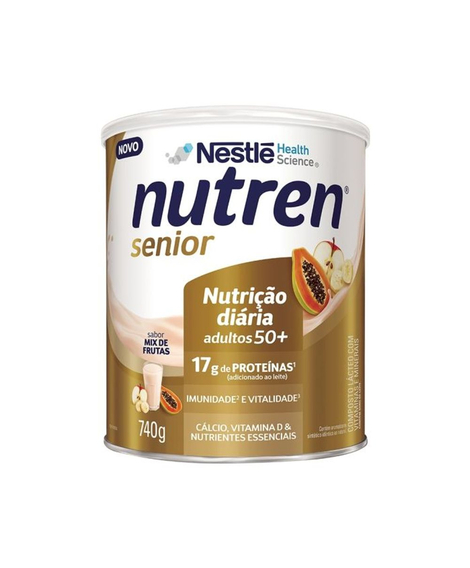 imagem do produto Suplemento alimentar nutren senior mix de frutas 740g  - NESTLE