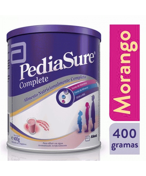 imagem do produto Suplemento Alimentar Pediasure Morango 400g - ABBOTT