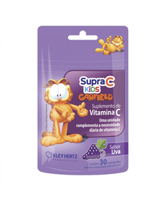 imagem de Supra c kids garfield sabor uva 30 unidades - HERTZ