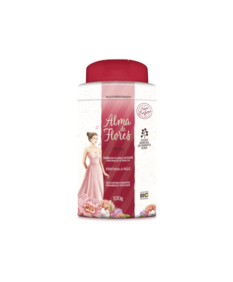 imagem do produto Talco alma de flores jasmin 100g - MEMPHIS