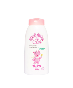 imagem de Talco cheirinho de bebe 120g rosa - KANITZ