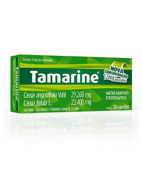 imagem do produto Tamarine 12mg 20 cpsulas - MANTECORP FARMASA