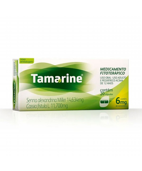 imagem do produto Tamarine 6mg 20 cpsulas - MANTECORP FARMASA