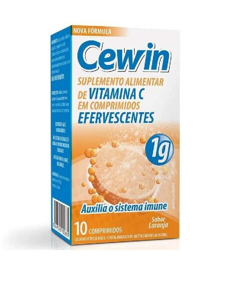 imagem do produto Targifor cewin 1g 10 comprimidos efervescente laranja - OPELLA