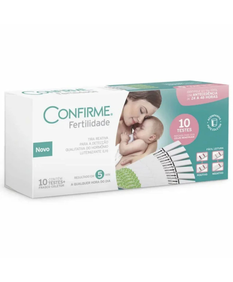 imagem do produto Teste de fertilidade feminina confirme 10 unidades  - ALAMAR