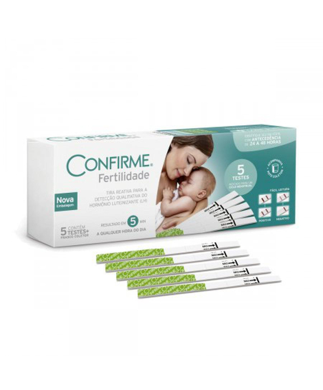 imagem do produto Teste de fertilidade feminina confirme 5 unidades - ANALITIC