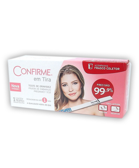 imagem do produto Teste de gravidez confirme tira 1 unidade - ALAMAR