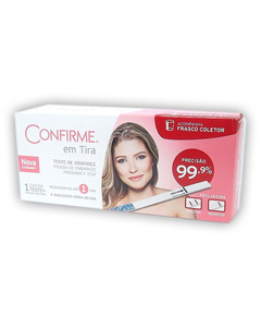 imagem de Teste de gravidez confirme tira 1 unidade - ALAMAR