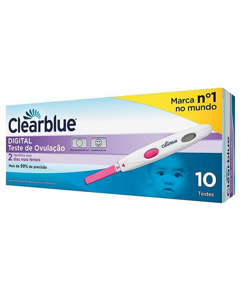 imagem do produto Teste de ovulacao clearblue 10 testes - PROCTER E GAMBLE