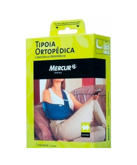 imagem do produto Tipoia ortopedica mercur bilateral tamanho g azul - MERCUR