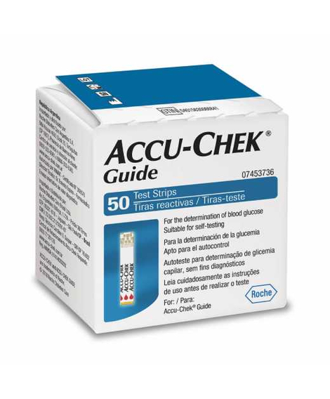 imagem do produto Tiras Accu Chek Guide 50 Unidades - ROCHE