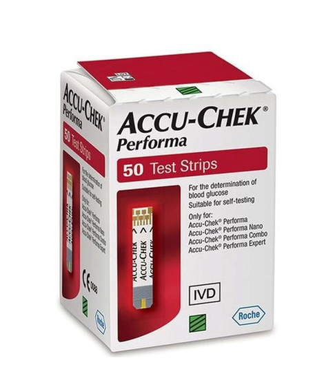 imagem do produto Tiras accu chek performa 50 unidades - ROCHE