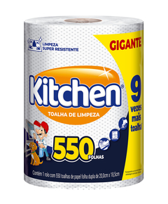 imagem de Toalha de papel kitchen gigante 550 folhas - SOFTYS