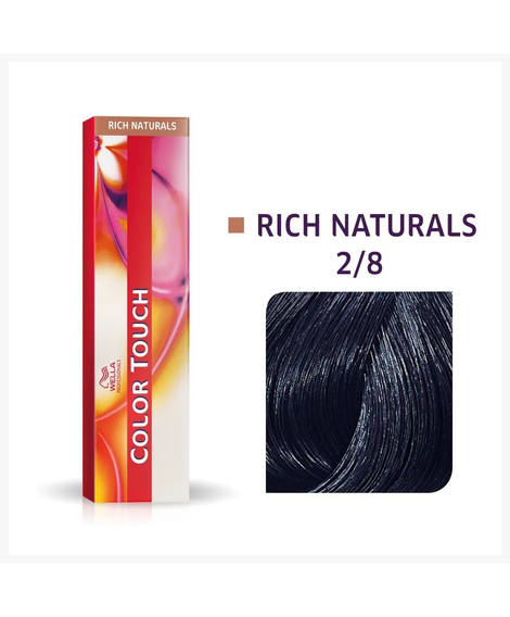 imagem do produto Tonalizante wella color touch 2.8 preto azulado - WELLA