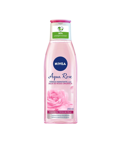 imagem do produto Tonico hidratante nivea agua rose 200ml - NIVEA