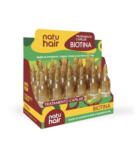 imagem do produto Tratamento capilar biotina 10ml natu hair - NATU HAIR