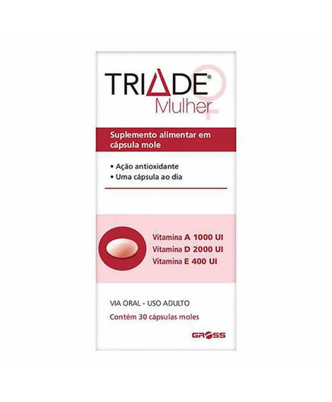 imagem do produto Triade mulher 30 capsulas - GROSS