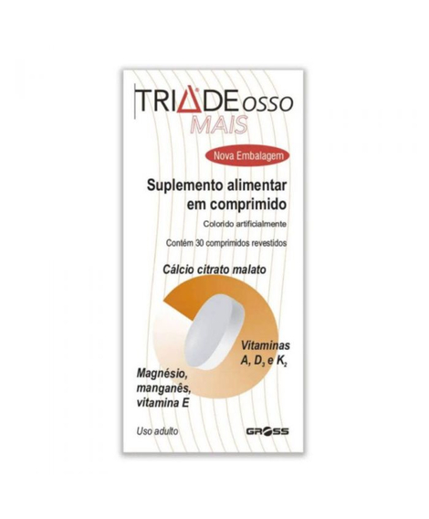 imagem do produto Triade osso mais 30 comprimidos - GROSS