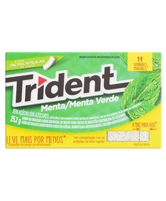imagem de Trident menta 14 unidades 25,2g - MONDELEZ BRASIL LTDA