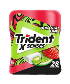 imagem de Trident pote x senses morango lime 28 unidades - MONDELEZ BRASIL LTDA