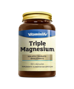 imagem de Triple magnesium 60 cápsulas vitaminlife - VITAMINLIFE
