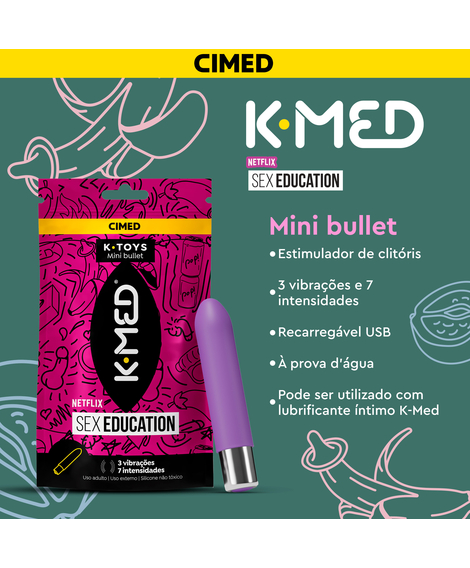 imagem do produto Vibrador mini bullet sex education - CIMED