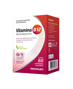 imagem de Vitamina b12 metilcobalamina 60 cápsulas - MAXINUTRI