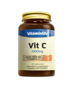 imagem de Vitamina c 1000mg 30 cápsulas vitaminlife - VITAMINLIFE