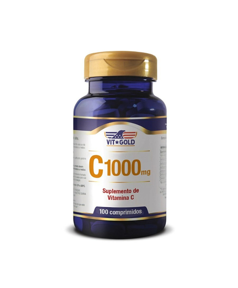 imagem do produto Vitamina c 1000mg vitgold 100 unidades  - VIT GOLD