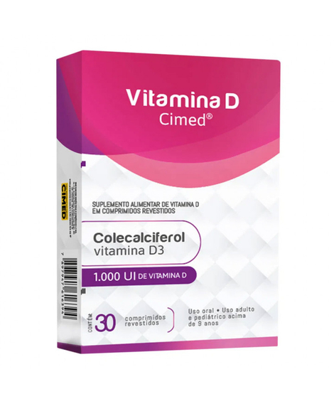 imagem do produto Vitamina D 1.000ui 30 Comprimidos - CIMED