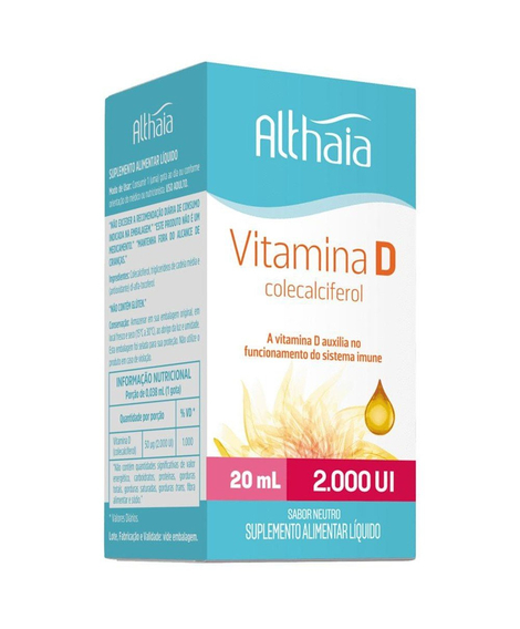 imagem do produto Vitamina d 2000ui 20ml - ALTHAIA