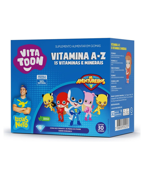 imagem do produto Vitatoon vitamina a-z 30 comprimidos - MAXINUTRI