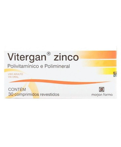 imagem de Vitergan zinco 30 comprimidos - MARJAN