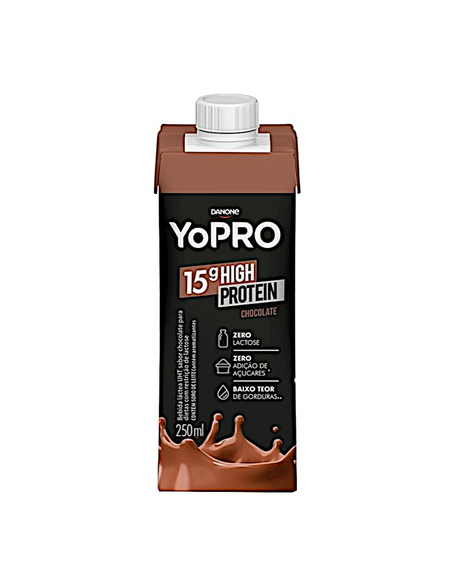 imagem do produto Yopro Chocolate Bebida Lactea 250ml - DANONE