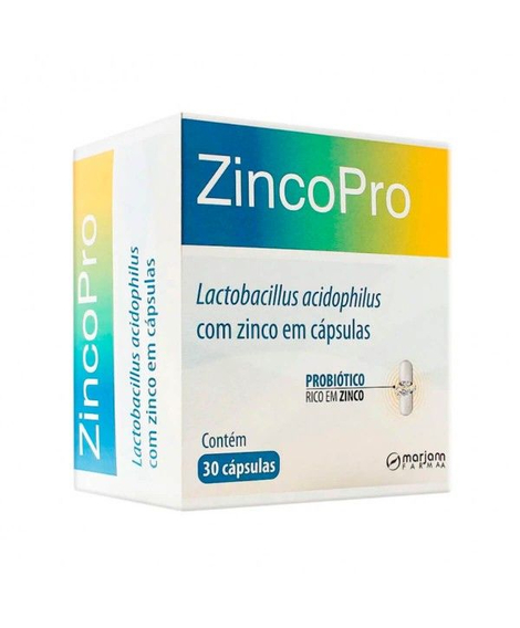 imagem do produto Zincopro 30 capsulas - MARJAN